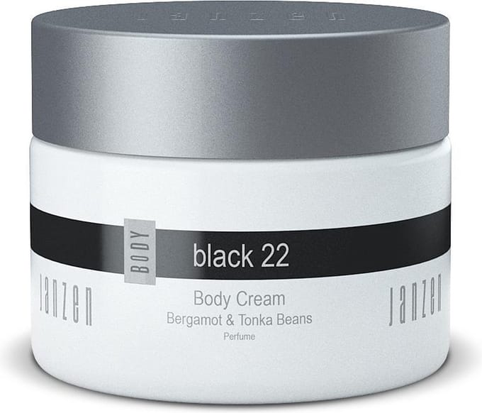 Janzen Black 22 Body Cream Bergamot & Tonkabeans