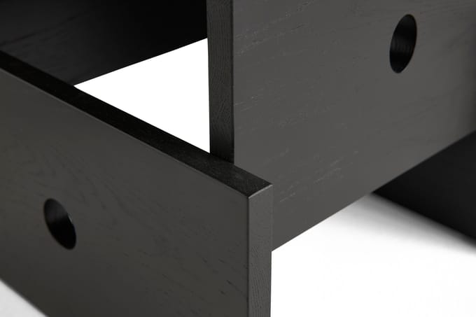 HAY Wood Box bijzettafel - HAYWoodBoxBlack