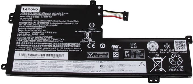 Lenovo 5B10W67302 Batterij - 36Wh