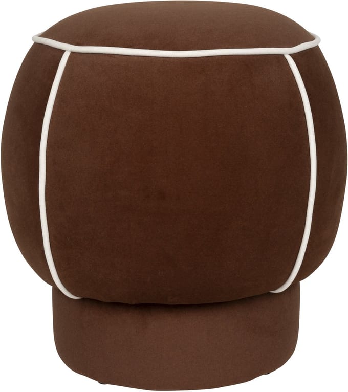 Poef Novel Marina - Rood - 45x45x48 cm