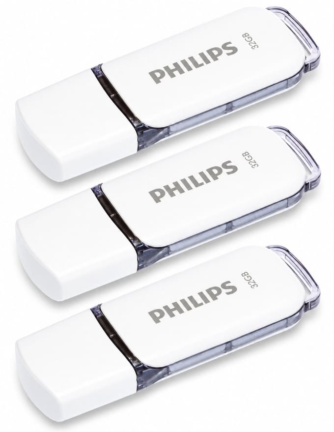 Philips FM08FD70B Sneeuw edition 2.0 - USB flash drive - 8 GB - 32GB - USB-stick