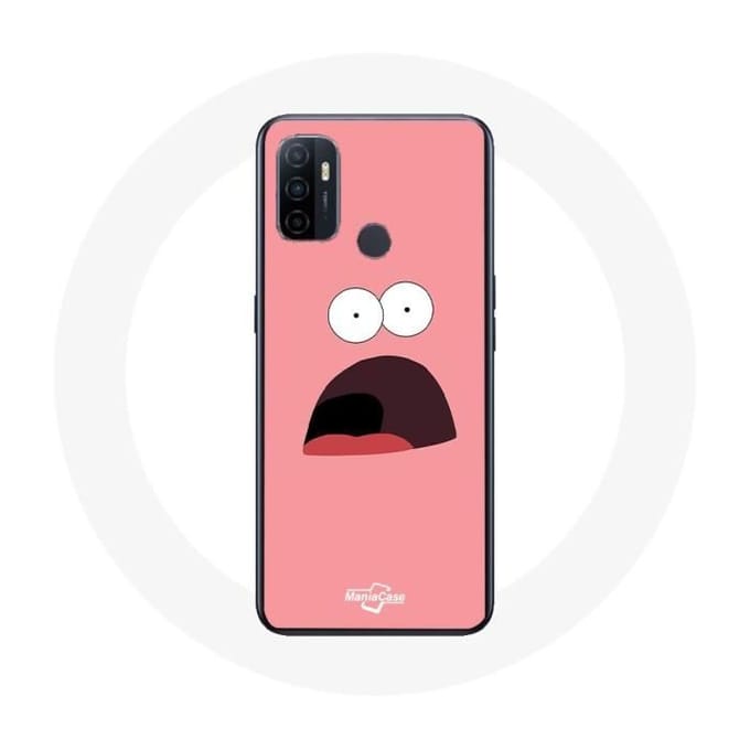 Oppo A53 hoesje Patrick Star Spongebob Squarepants roze roze