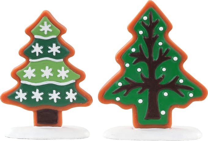 Lemax - Sugar Cookie Trees, Set Of 2 - Kersthuisjes & Kerstdorpen