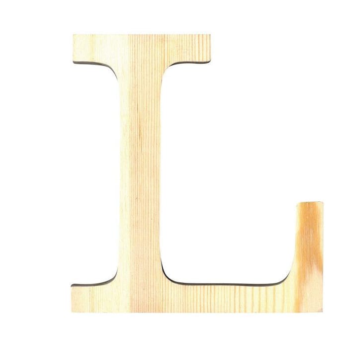 Artemio houten letter L 11.5 cm