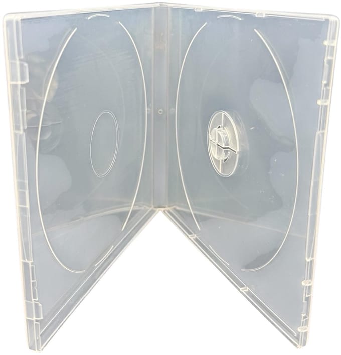 JHUBERS- CD/DVD Hoes Onbreekbaar - CD Opbergmap - CD Hoesjes - CD Opbergsysteem - 10 mm Dikte - Glanzend Polypropyleen