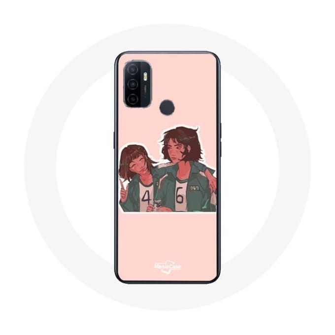 Coque Oppo A53 Squid Game Ji Yeong Et Kang Sae Byeok