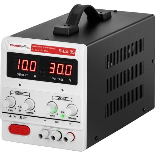 Laboratoriumvoeding - 0-30 V - 0-10 A DC - 300 W - Stamos Soldering