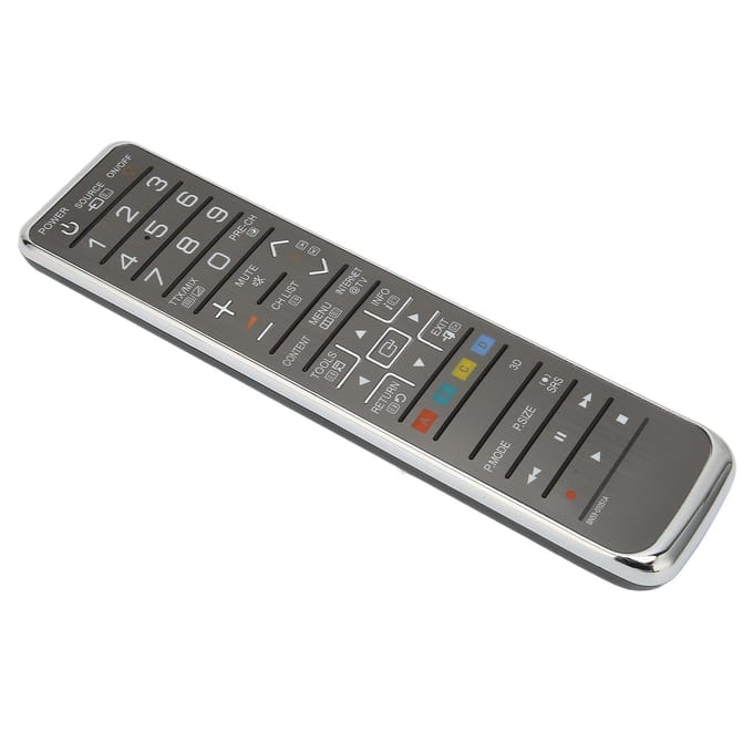 TV Afstandsbediening Professionele Grote Knoppen Vervangende Afstandsbediening voor Samsung UA40C7000 gray