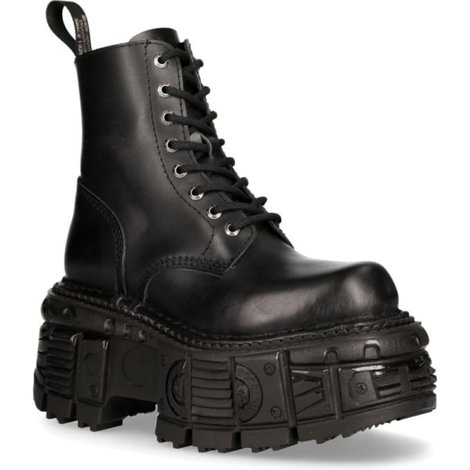 New Rock unisex militaire techno-platformlaarzen - M-MILI084N-S5