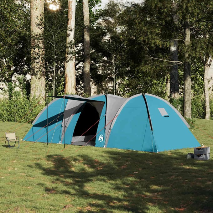 vidaXL - Koepeltent - 8-persoons - waterdicht - blauw