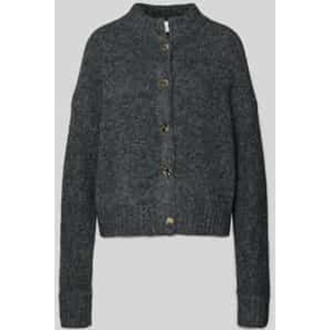 Relaxed fit gebreid jack met wol model 'Taura'