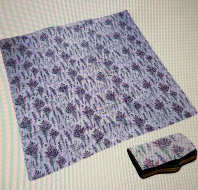 Picknick kleed - Luxe gobelinstof - Lavender - Lavendel - 150 x 150 cm