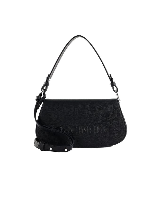 Coccinelle Myrtha Maxi Log - Schoudertas 24 cm (noir)