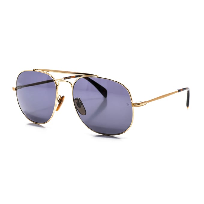 David Beckham DB7004/S J5G T4 goud zilver zonnebril
