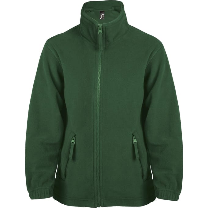 SOLS Kinder/Kinder North Fleece Jas (Dennengroen)