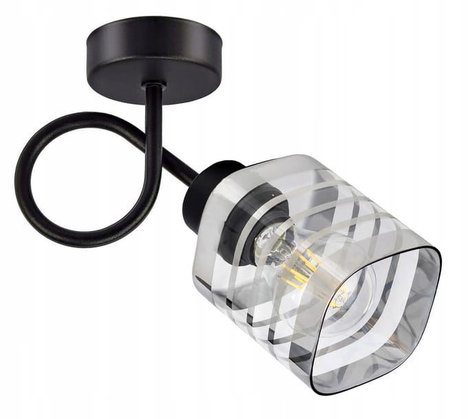 Industriële Hanglamp met Glazen Kap - E27 Fitting