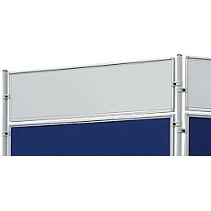 Franken ECO dubbelzijdig whiteboard, aluminium frame, 1200x600 mm
