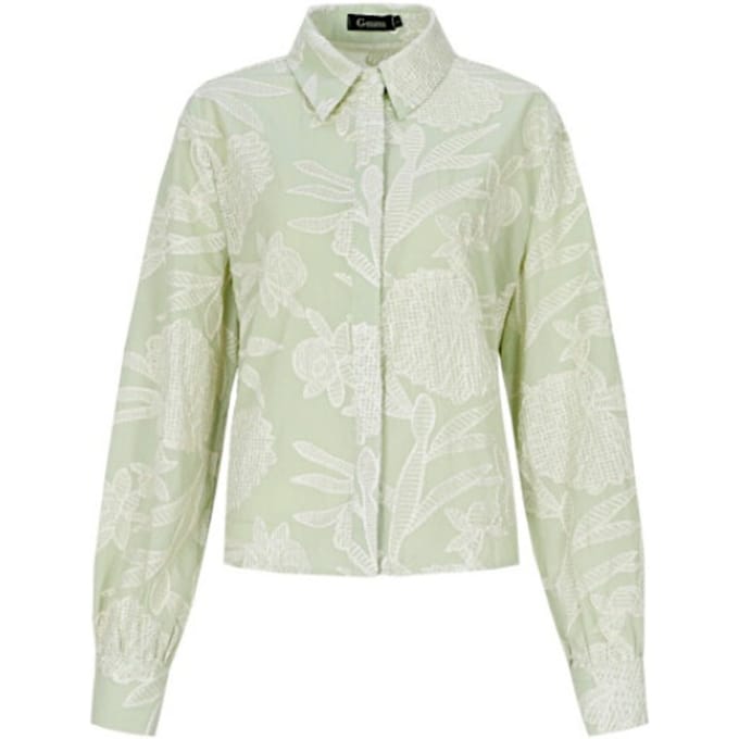 G-Maxx blouse Kimberly - Light Moss/Sand