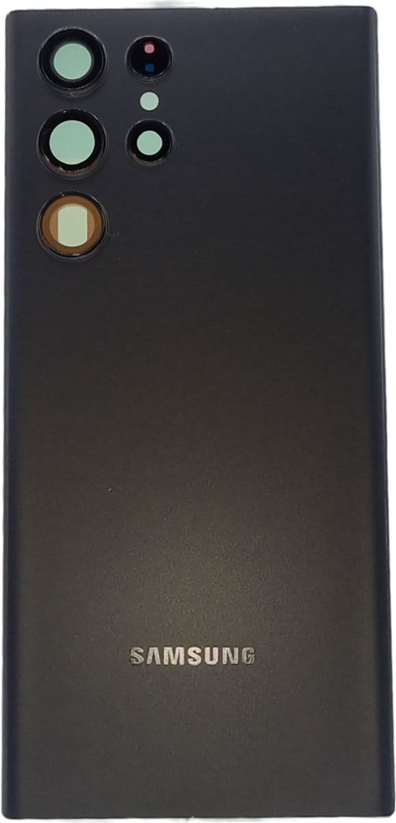 Achterkant Geschikt voor Samsung Galaxy S22 Ultra – Premium – Zwart