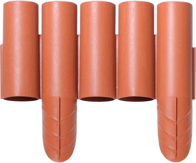 Borderrand palissade terracotta - 240 cm
