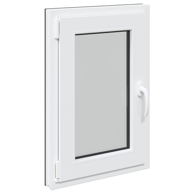 vidaXL - Kleur - binnenkant - kelderraam - Wit - RISOR - 50 - x - 75 - cm