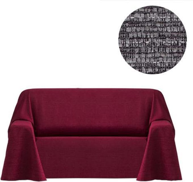 Foulard Kioto - 180cm - 270cm breed - Grijs