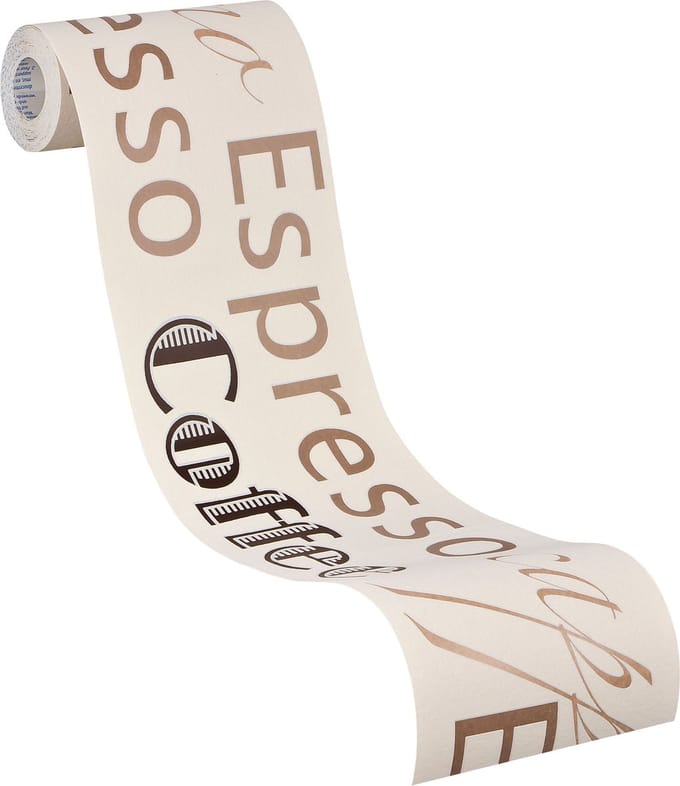 COFFEE, ESPRESSO, CAPPUCCINO BEHANGRAND | Zelfklevend - bruin beige - A.S. Création Only Borders 11