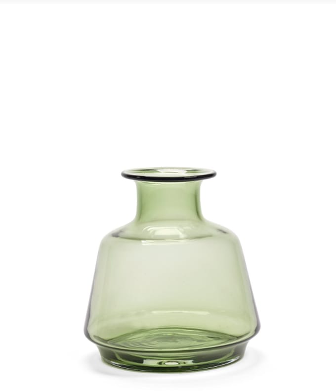 Serax Vaas-Vaas voor Bloemen Glas Groen D 20 cm H 20 cm