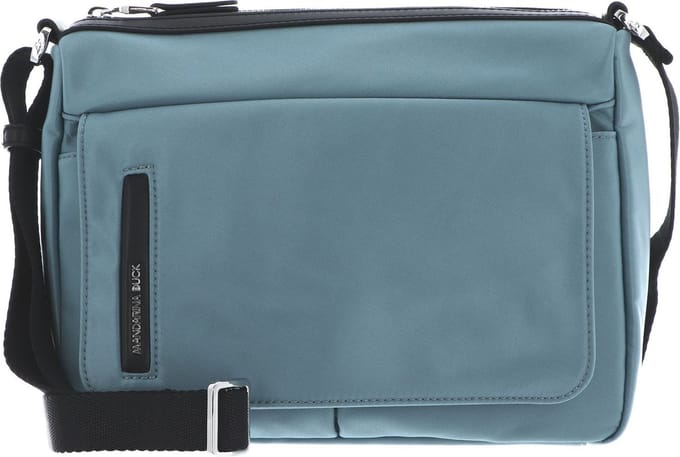 MANDARINA DUCK Schoudertas Hunter Crossover Smoke Blue Lichtblauw