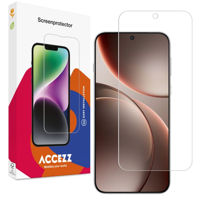 Accezz Screen Protector - Geschikt voor Oppo Find X9 - Gehard Glas Screenprotector