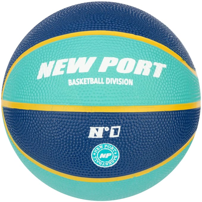 New Port Minibasketbal - Donkerblauw/Aqua - Maat 1