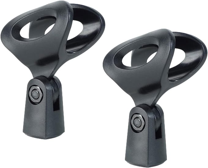 Microfoonklem voor microfoons 23 - 30 mm - 2 stuks