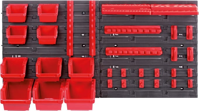 Kistenberg Orderline - Gereedschapswand - Zwart - 80x40 cm - 2 Stuks
