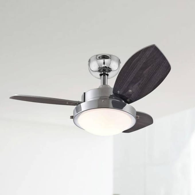 Westinghouse Wengue plafondventilator, E14-lamp