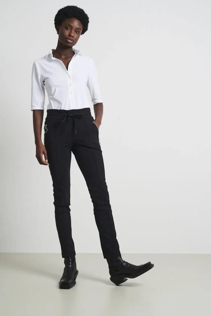 Blouse Betty Easy Wear Technical Jersey | White - White / S