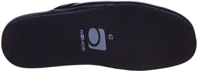 Rohde -Heren - zwart - pantoffels & slippers - maat 41