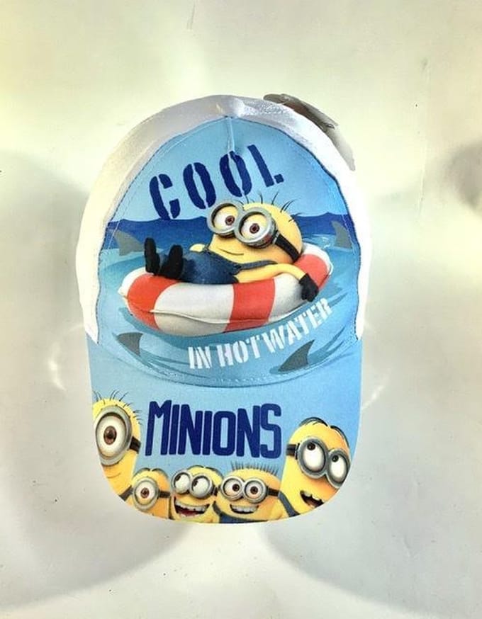 Minions cap - pet - wit - Cool - maat 52 cm (2-4 jaar)