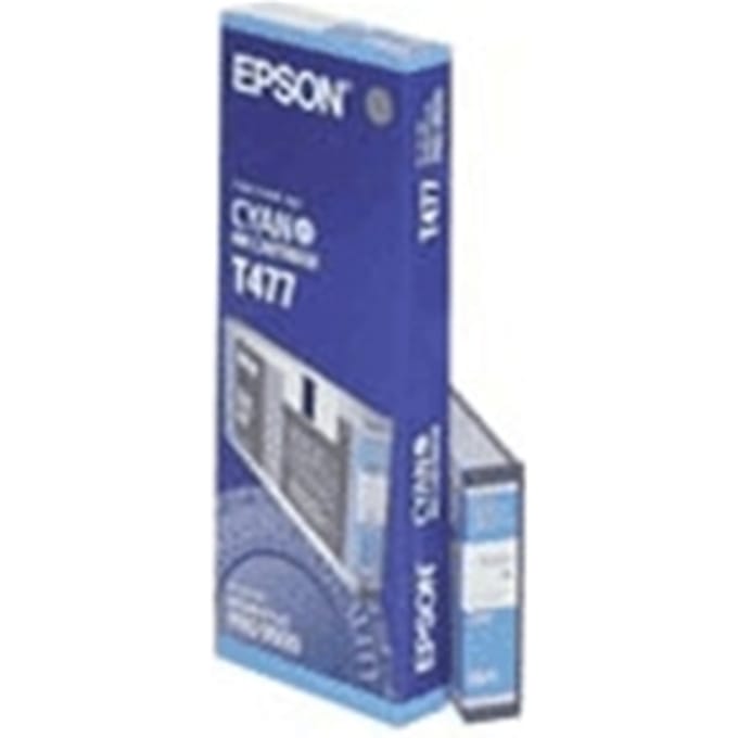 Epson T477 inktcartridge cyaan (origineel)