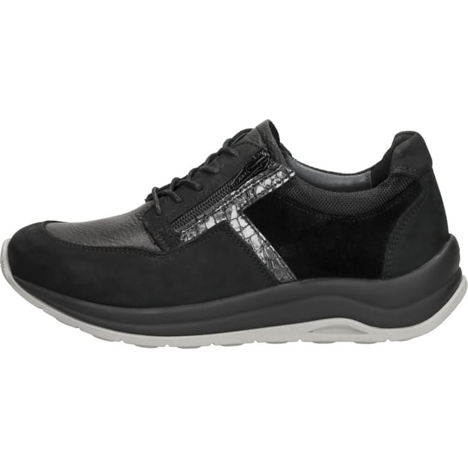 Wolky Comrie Veterschoenen Laag - zwart - Maat 42