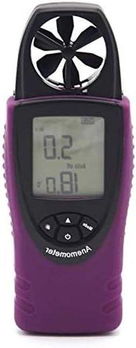 Digitale Anemometer - Windmeter Temperatuurmeter - Weer Meten - Multi-Functioneel Meetinstrument - 1000 Grams - Unicolour