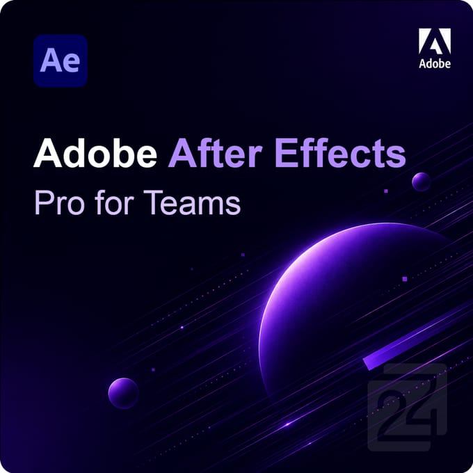 Adobe After Effects - Pro for Teams 1 - 9 Gebruiker(s)