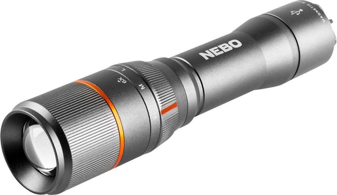 Nebo Davinci 1000 LED zaklamp - oplaadbaar - 1000 Lm - waterbestendig