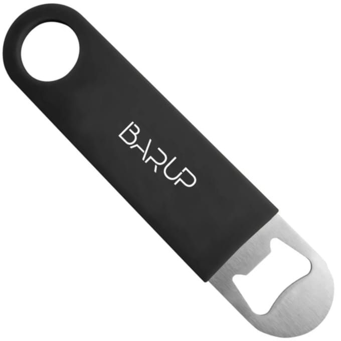 BarUp Zwarte bar blade met antislip grip – 180x40 mm – ideaal voor flair bartending