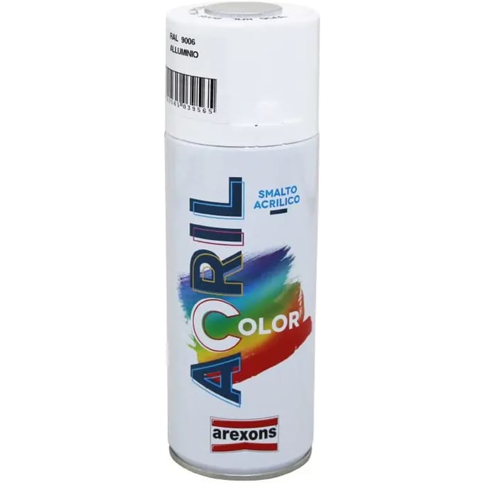 arexons autolak aluminium / ral 9006 / 400ml nieuw