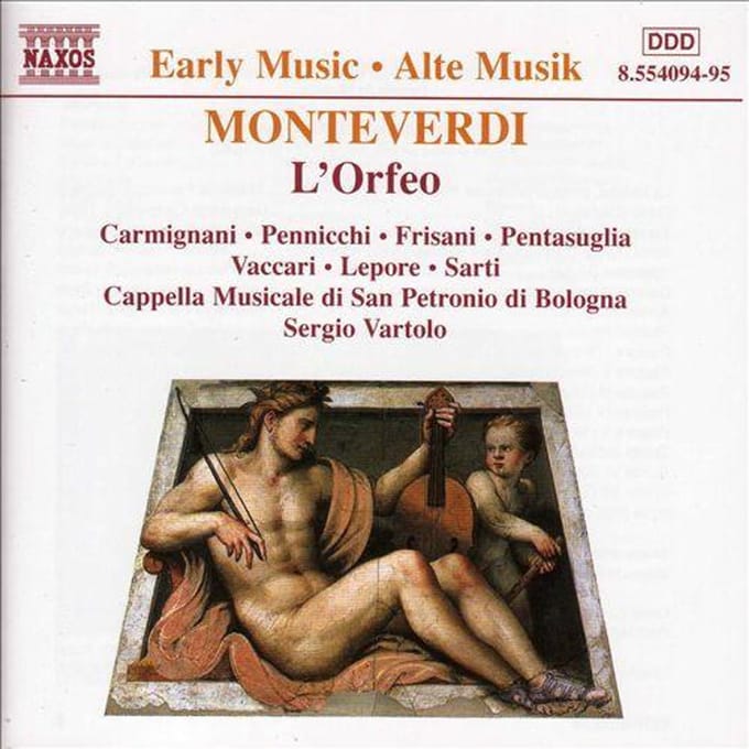 Cappella Musicale Di Petronio Di Bologna, Sergio Vartolo - Monteverdi: L'Orfeo (2 CD)