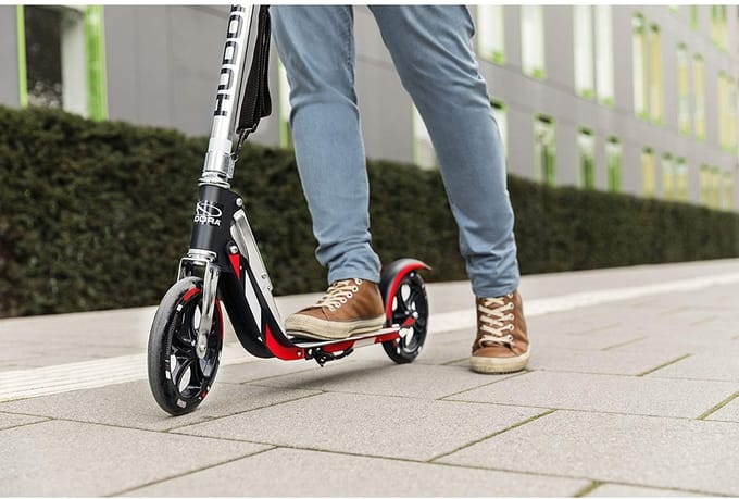 Hudora Scooter BIG Wheel Step RX205 - Black/Red