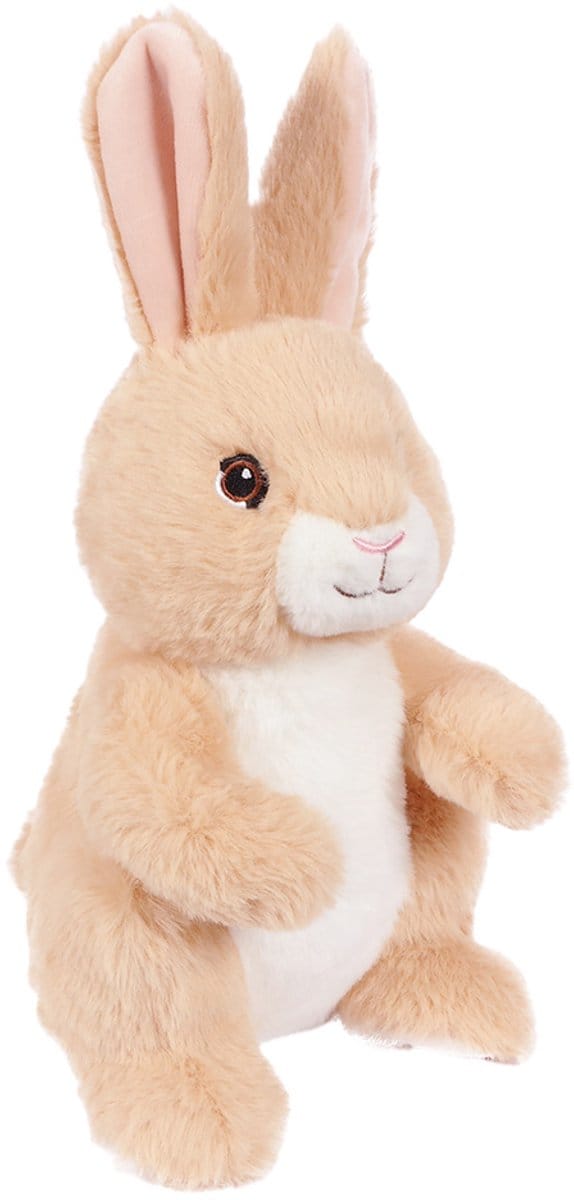 PIA Soft Toys - Pluche Knuffeldier - Konijn - beige - 20 cm