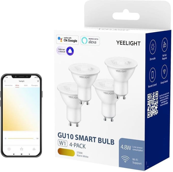 Yeelight Smart Led Lamp Voor Alexa Google Home Gu10 Verandering