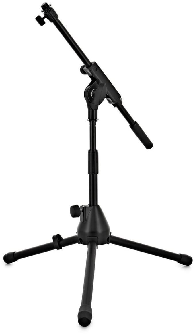 Lage Microfoonstandaard met Uitschuifbare Boom-arm