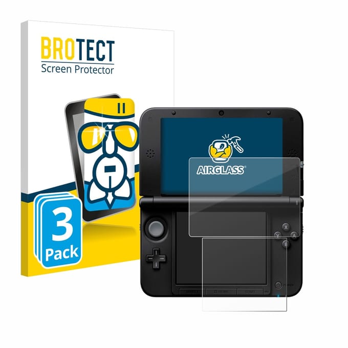 Screenprotector 3 Stuks voor Nintendo 3DS XL SPM7800 Beschermglas transparant